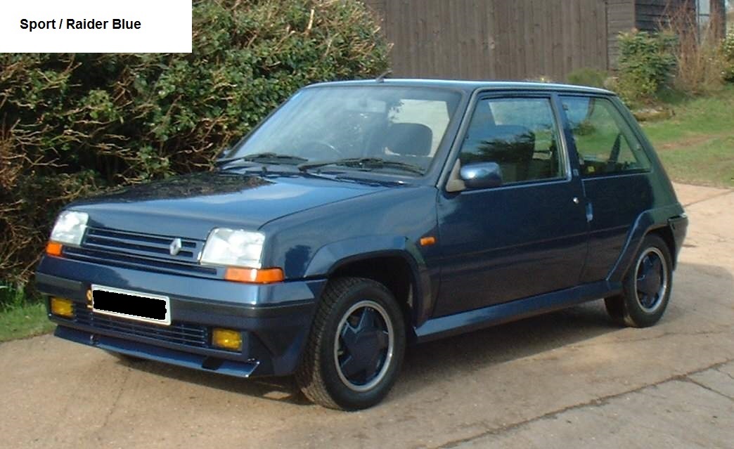 INFO GUIDE 1988 1991 Renault 5